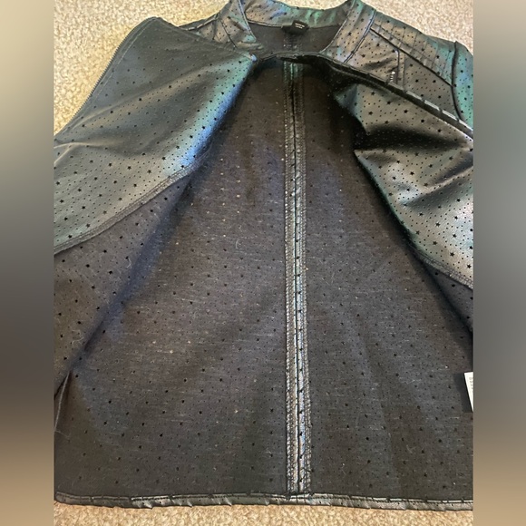 Art Class Girls Pleather/Faux Leather Jacket-Excellent Condition-Size 7/8 - Picture 5 of 10